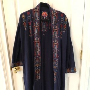 Johnny Was LA Cleo Long Coat Duster